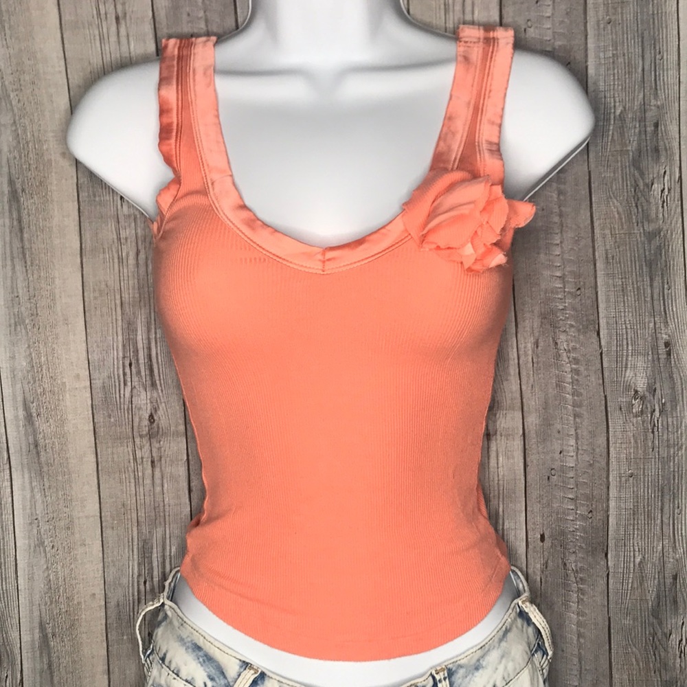 Bebe Coral Tube Top S